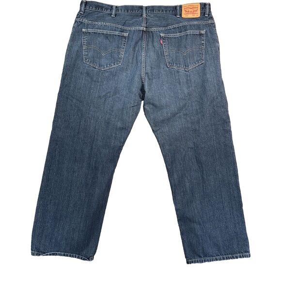 Levi's 559 Jeans Relaxed Straight Fit Big & Tall Man Mens Sz 48 x 30 Blue Denim - Picture 2 of 10
